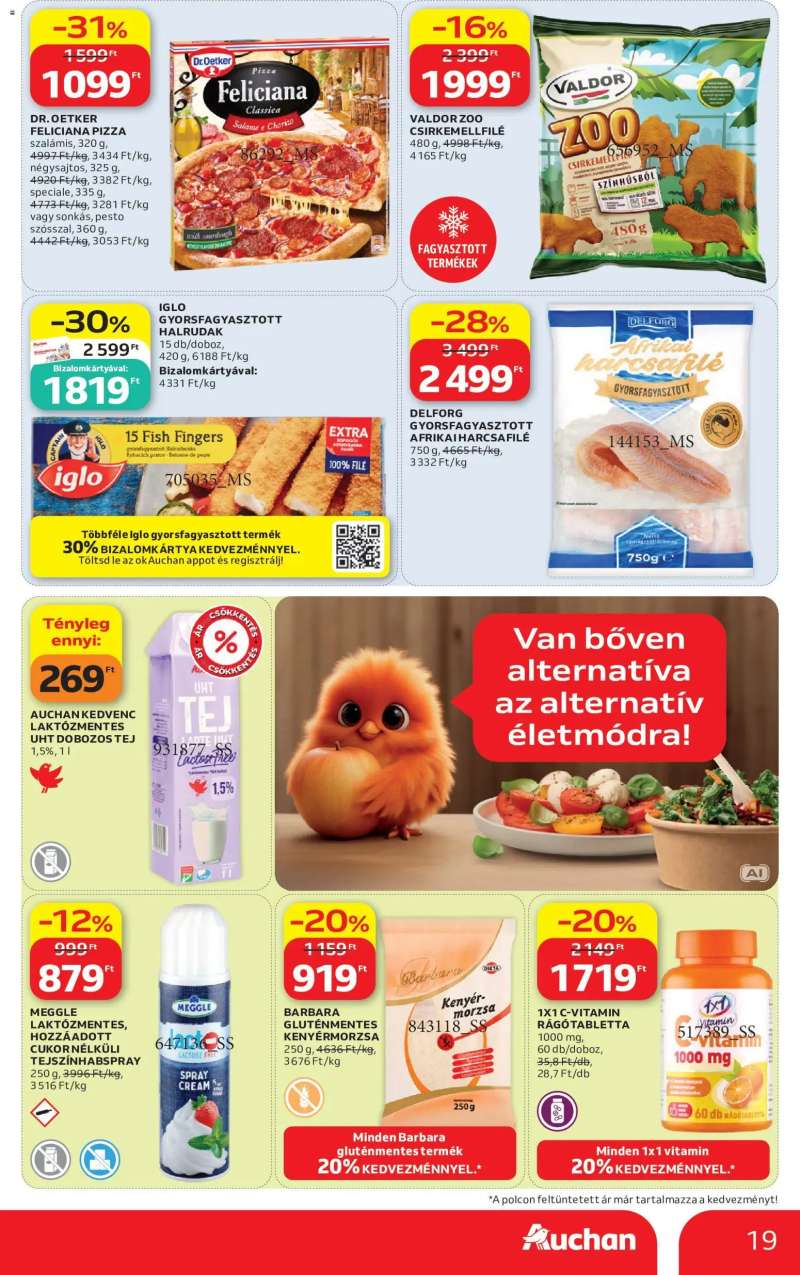 Auchan Auchan akciós újság 19 oldal