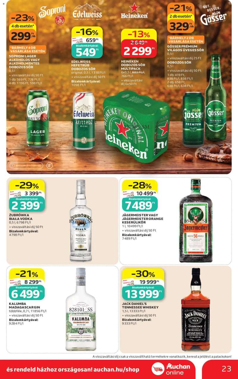 Auchan Auchan akciós újság 23 oldal
