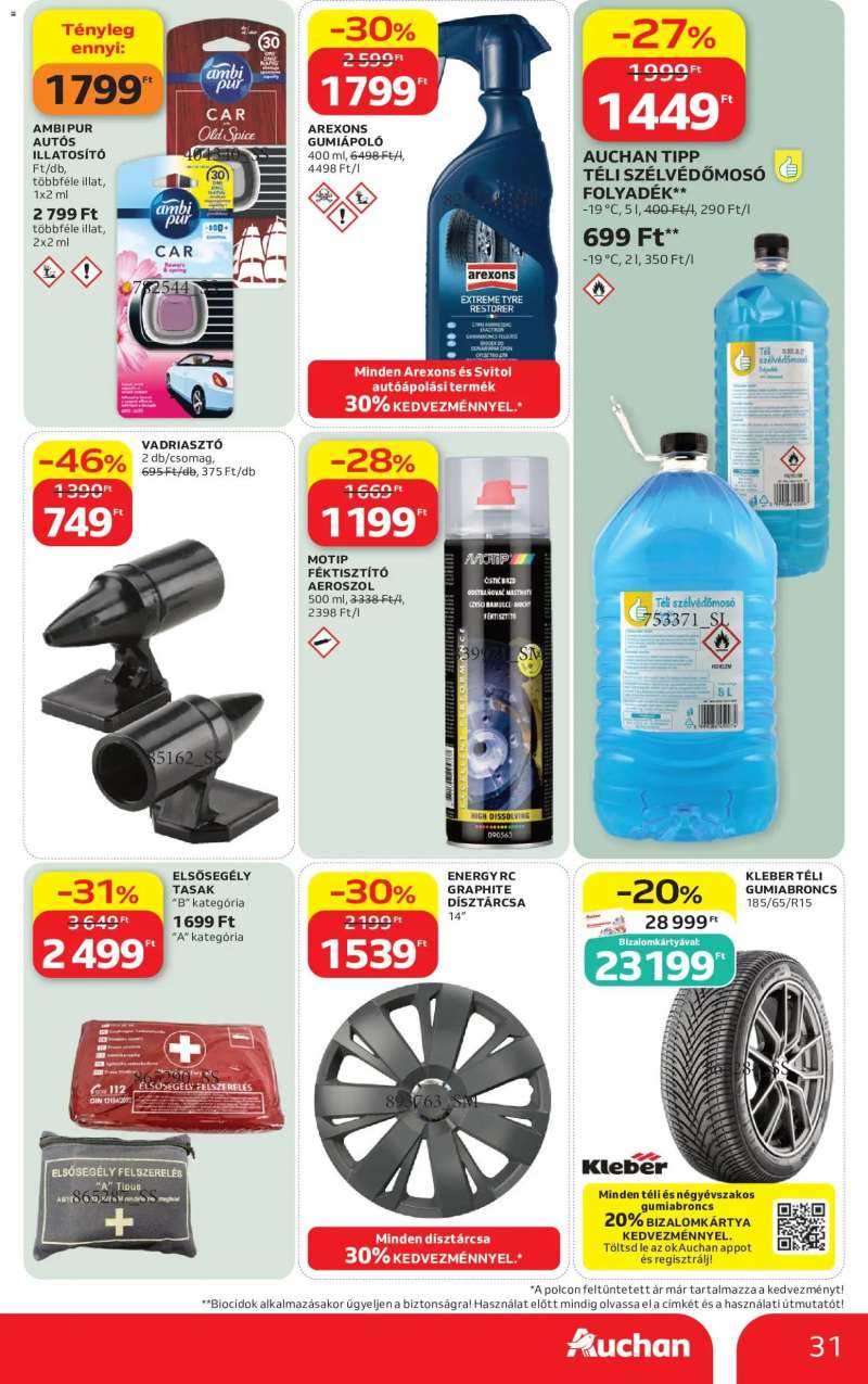 Auchan Auchan akciós újság 31 oldal