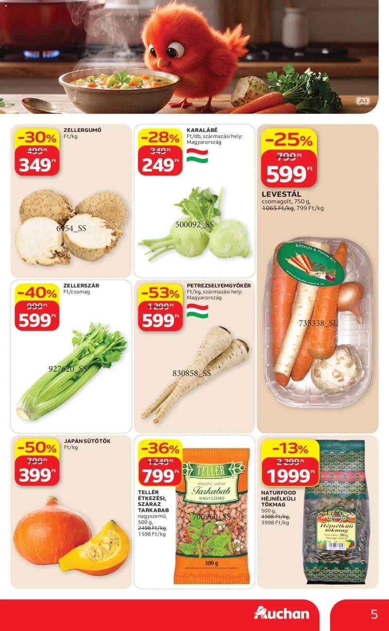 Auchan Auchan akciós újság 5 oldal
