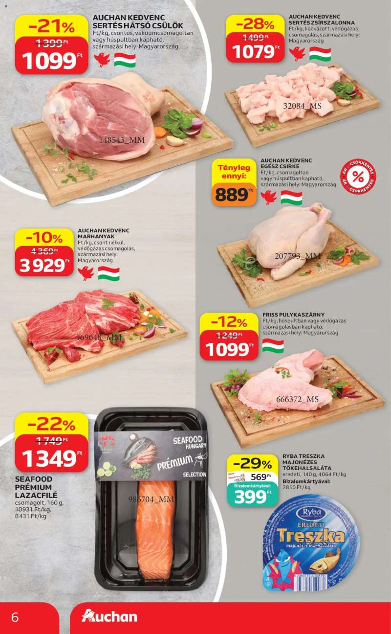 Auchan Auchan akciós újság 6 oldal