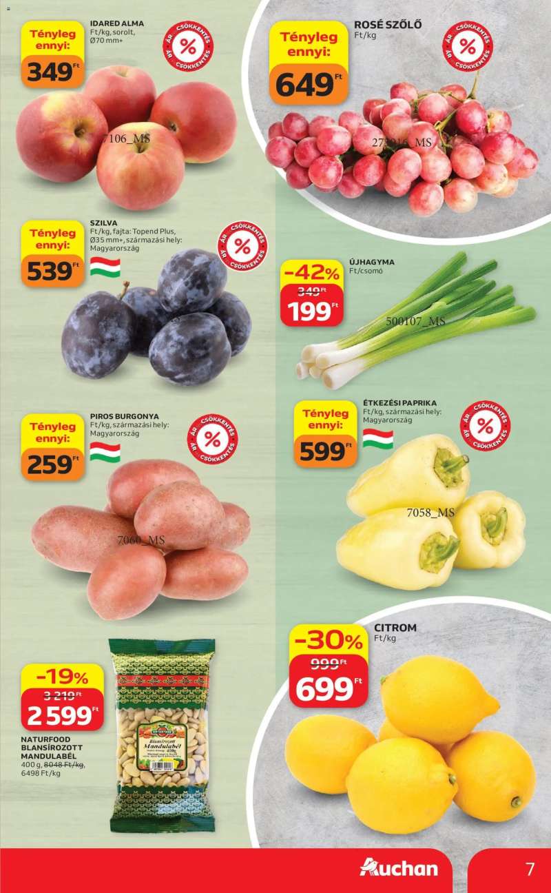 Auchan Auchan akciós újság 7 oldal