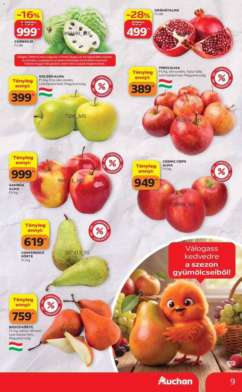 Auchan Auchan akciós újság 9 oldal