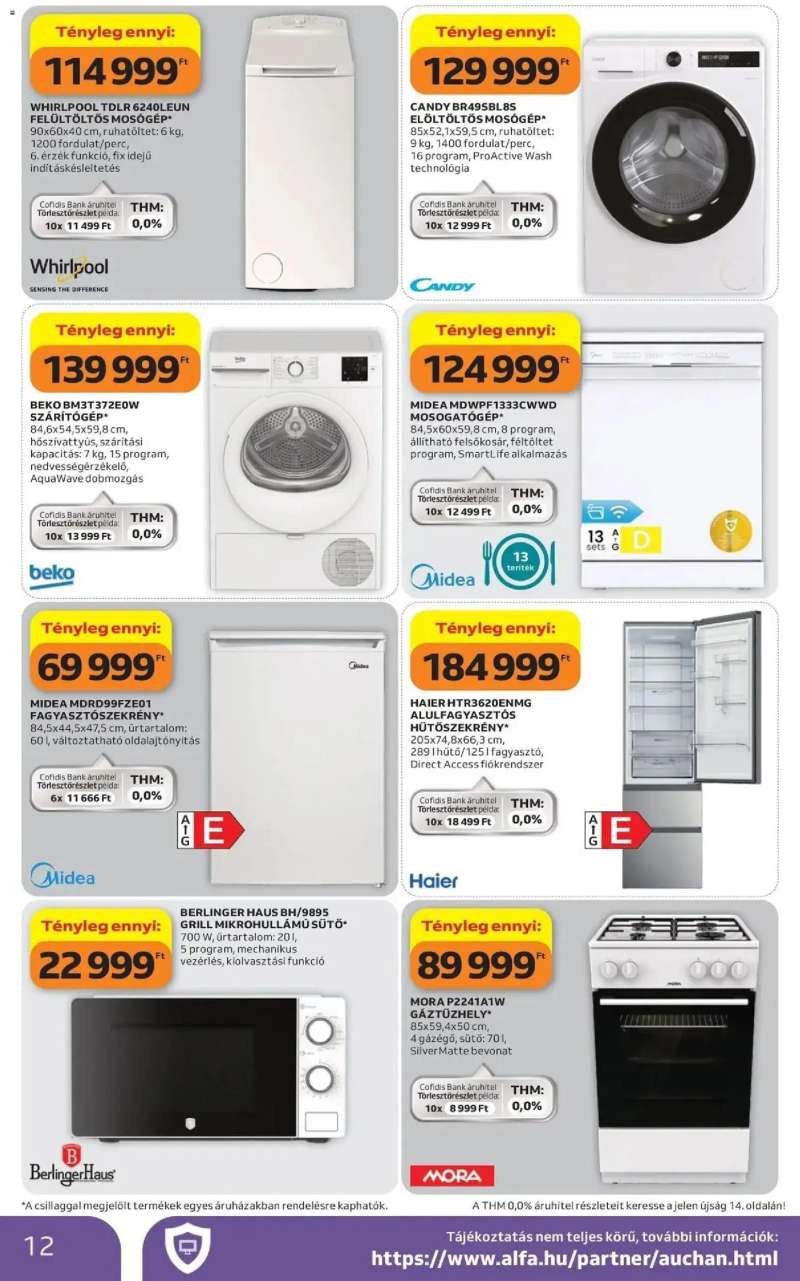 Auchan Auchan akciós újság Fót 12 oldal