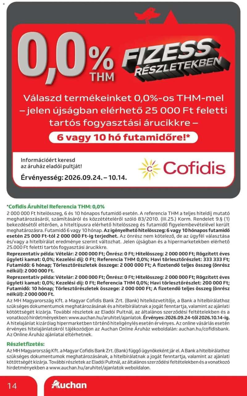 Auchan Auchan akciós újság Fót 14 oldal