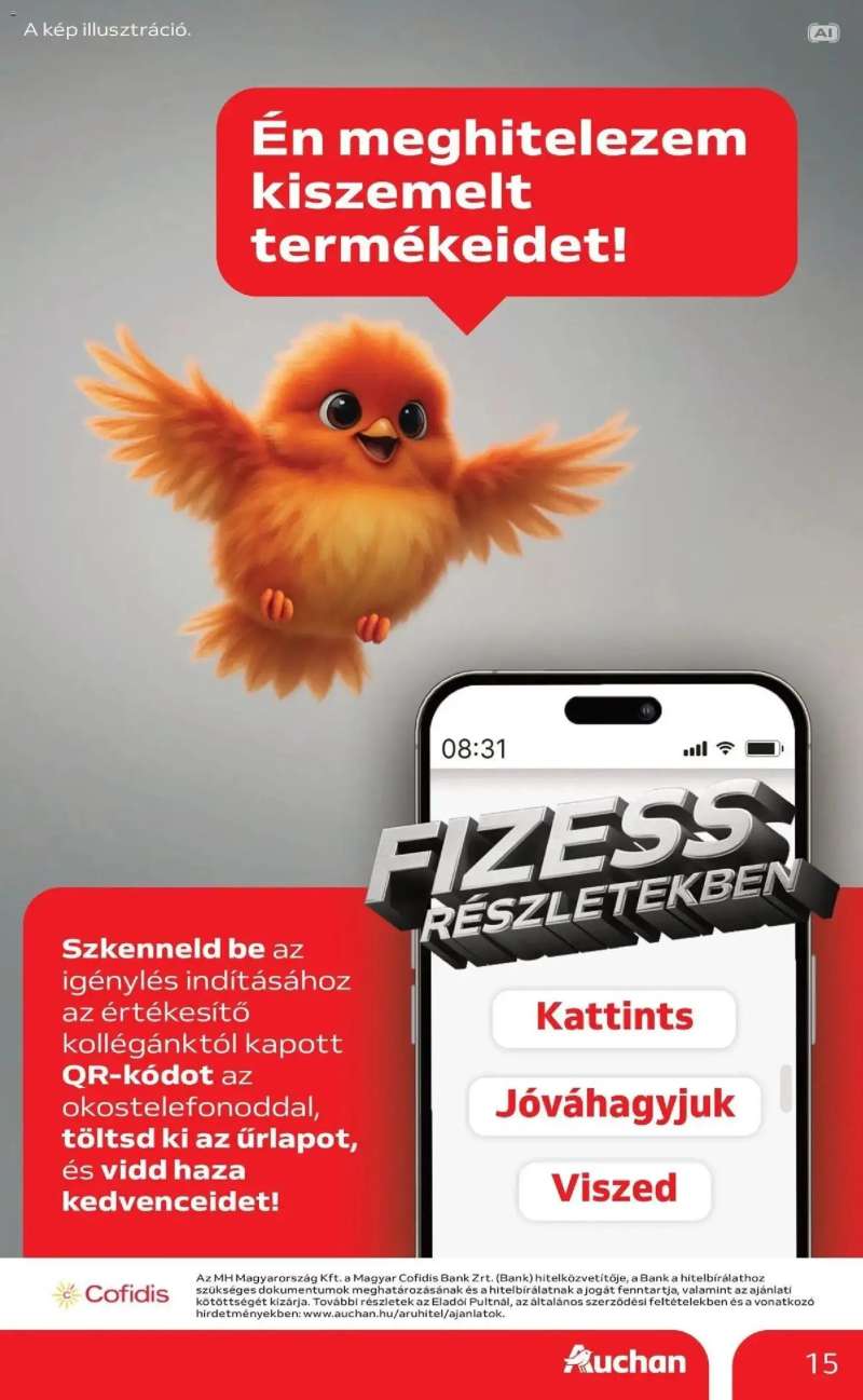 Auchan Auchan akciós újság Fót 15 oldal