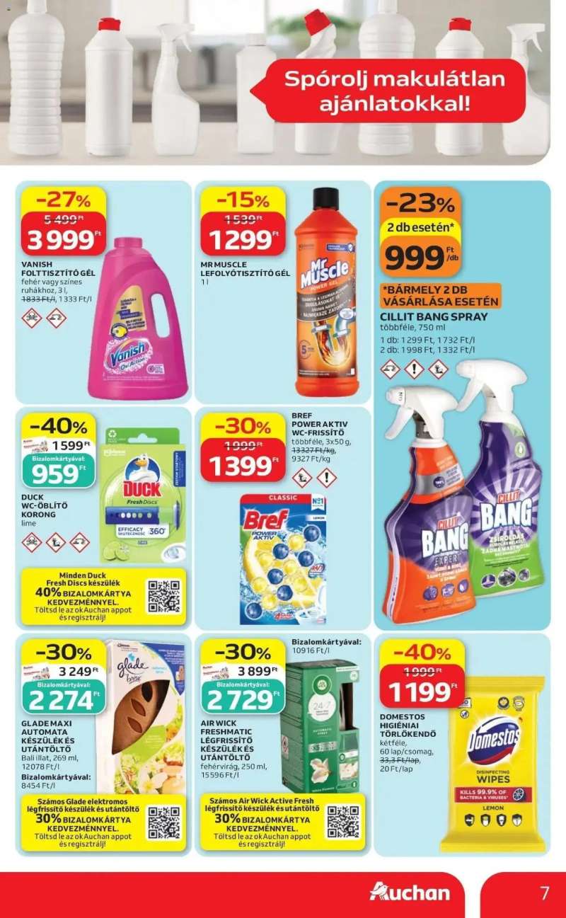 Auchan Auchan akciós újság Fót 7 oldal
