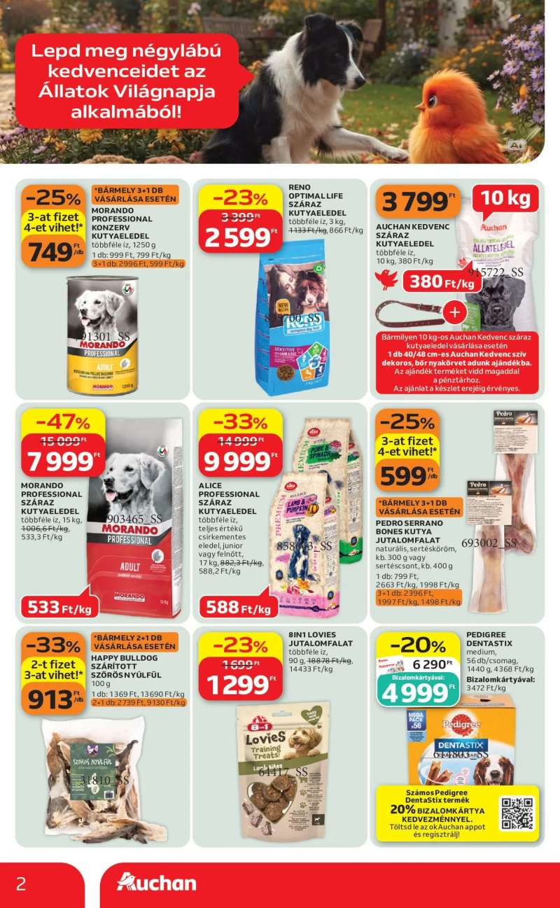 Auchan Auchan Állatvilág ajánlatok 2 oldal