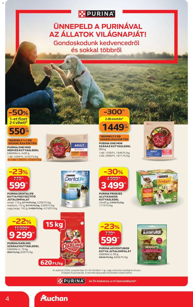 Auchan Auchan Állatvilág ajánlatok 4 oldal