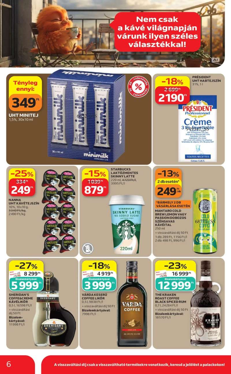 Auchan Auchan Kávé ajánlatok 6 oldal