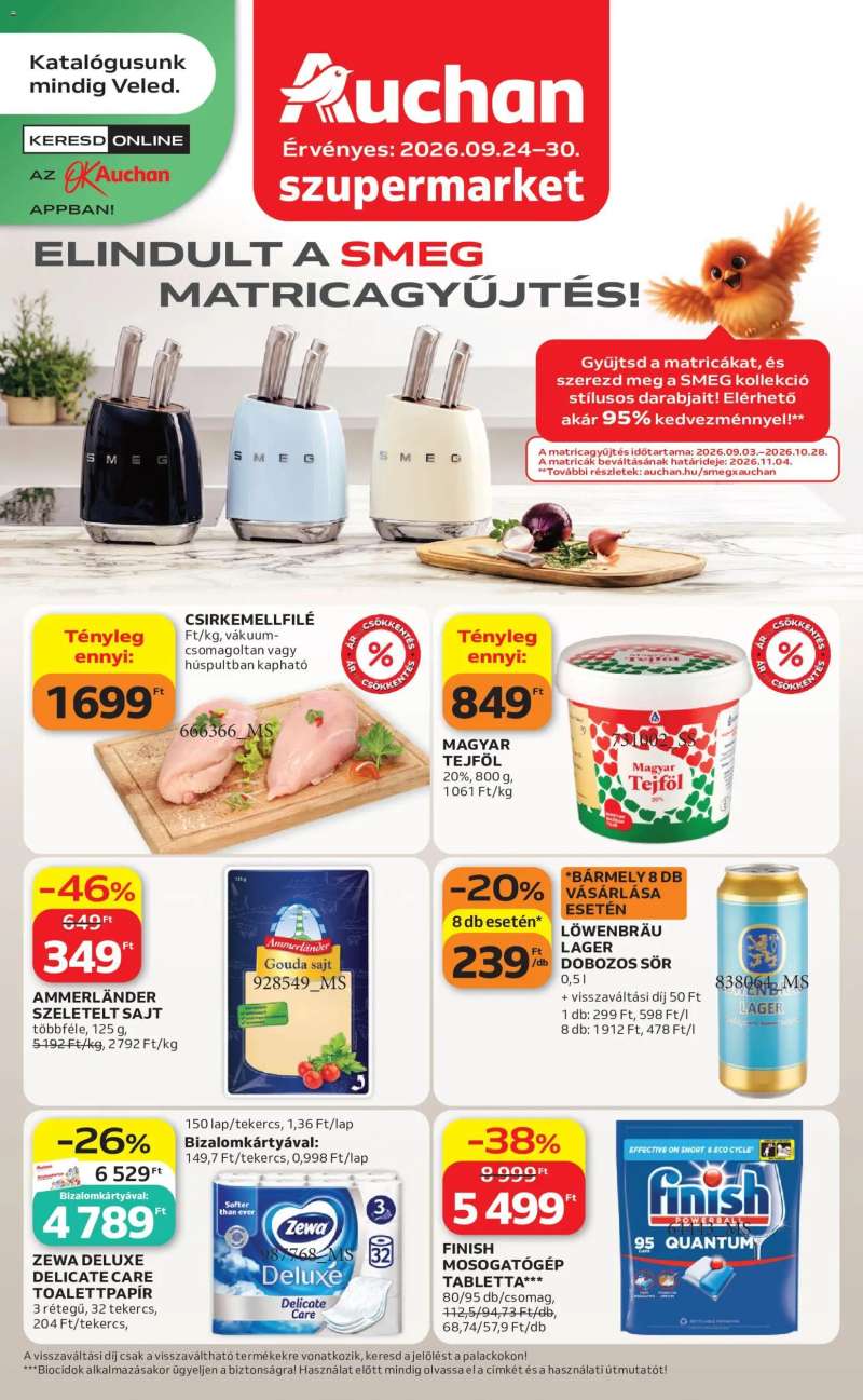 Auchan Auchan Szupermarket akciós újság 1 oldal