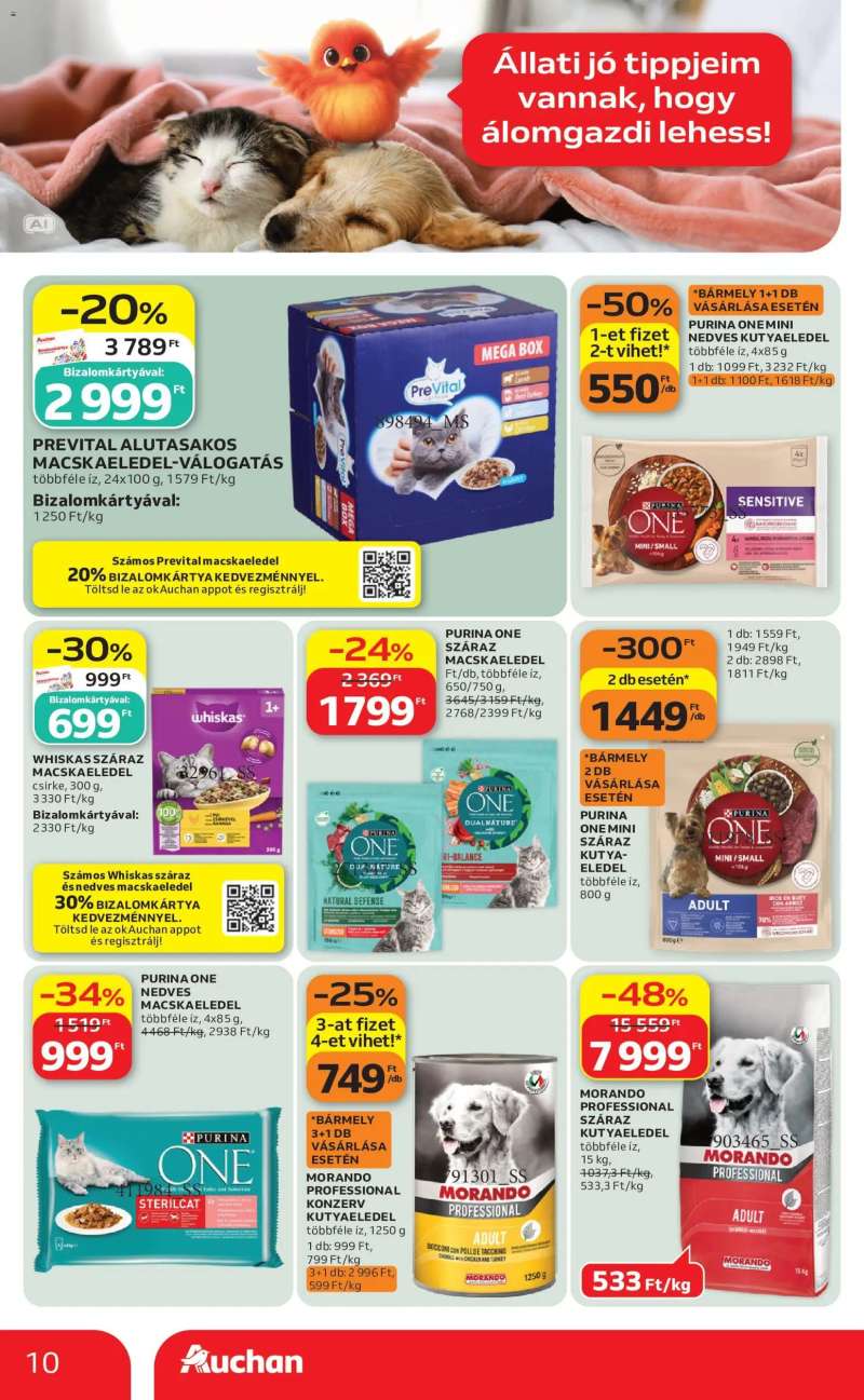 Auchan Auchan Szupermarket akciós újság 10 oldal