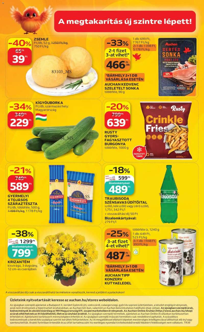 Auchan Auchan Szupermarket akciós újság 12 oldal