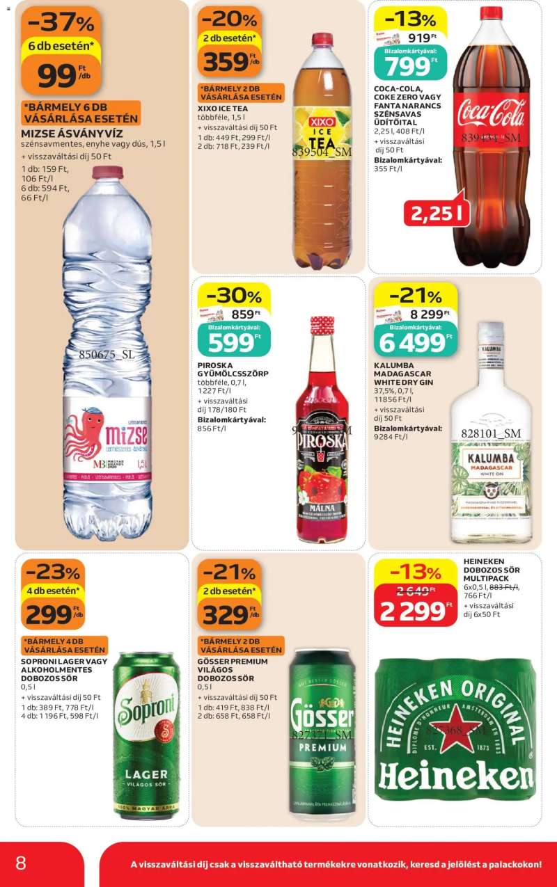 Auchan Auchan Szupermarket akciós újság 8 oldal