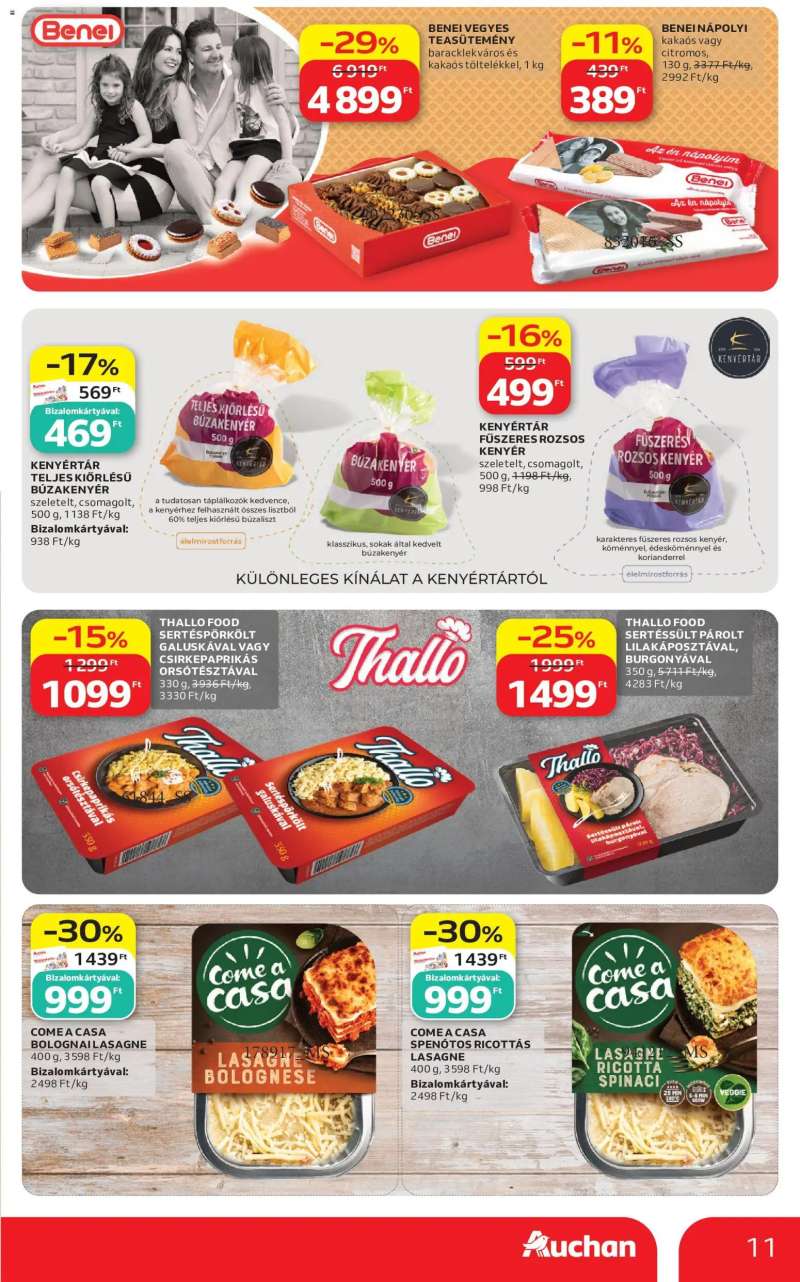 Auchan Auchan akciós újság 11 oldal