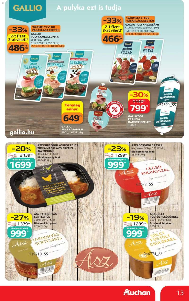 Auchan Auchan akciós újság 13 oldal