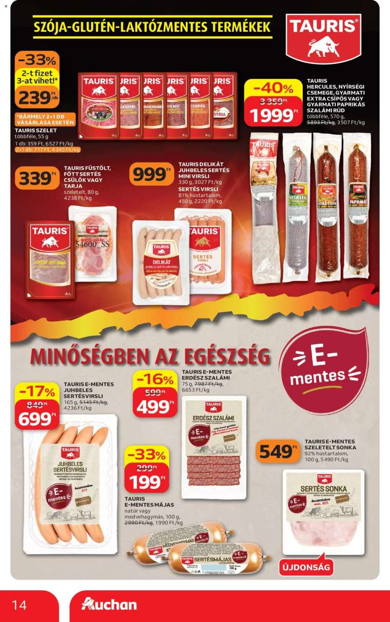 Auchan Auchan akciós újság 14 oldal