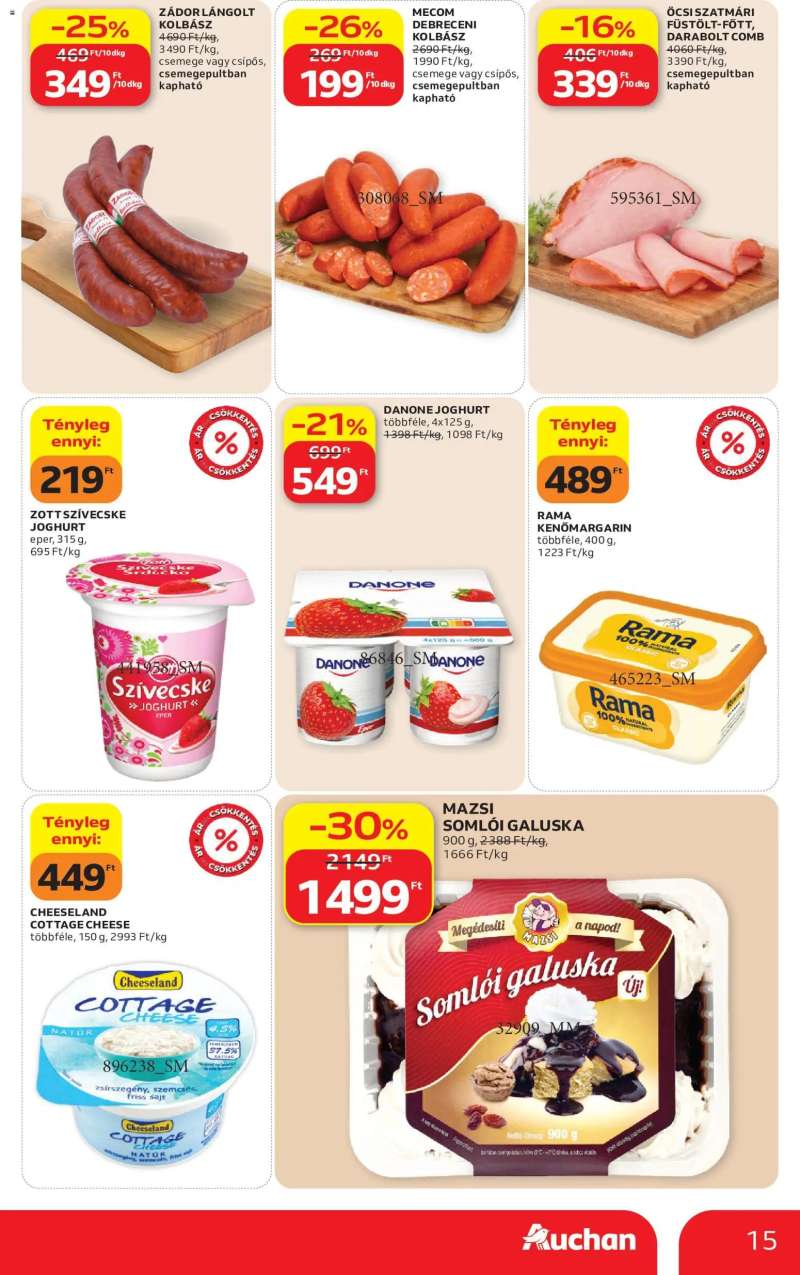 Auchan Auchan akciós újság 15 oldal