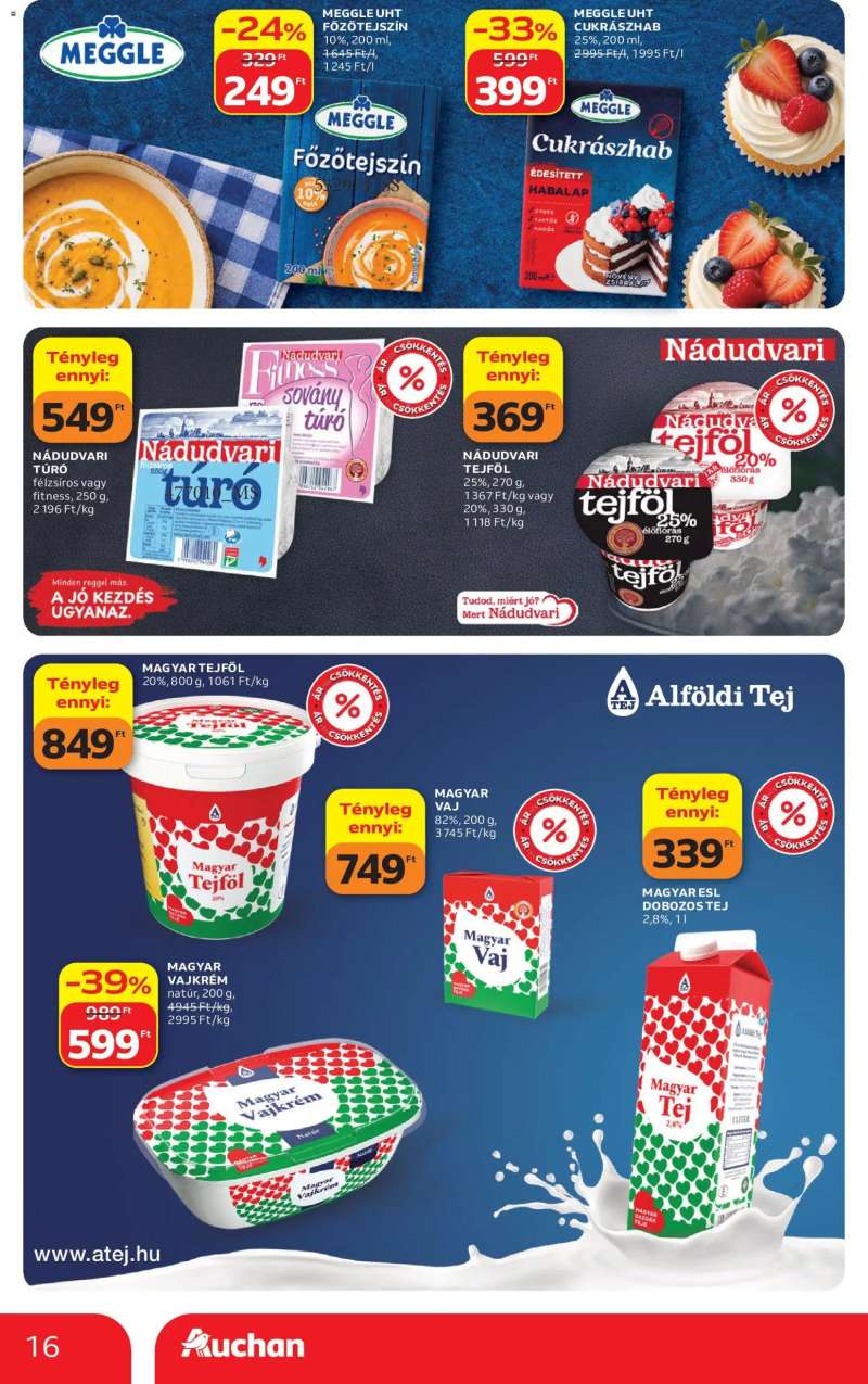 Auchan Auchan akciós újság 16 oldal