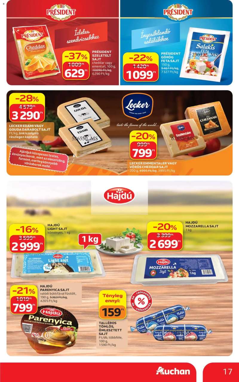 Auchan Auchan akciós újság 17 oldal