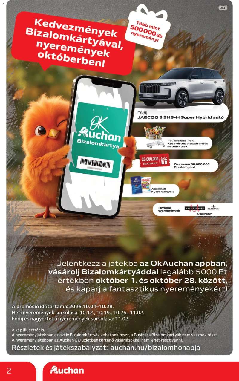 Auchan Auchan akciós újság 2 oldal