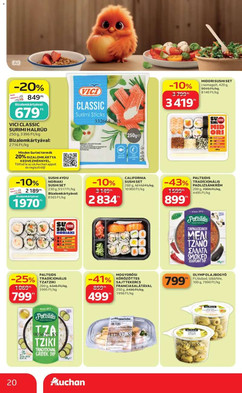 Auchan Auchan akciós újság 20 oldal