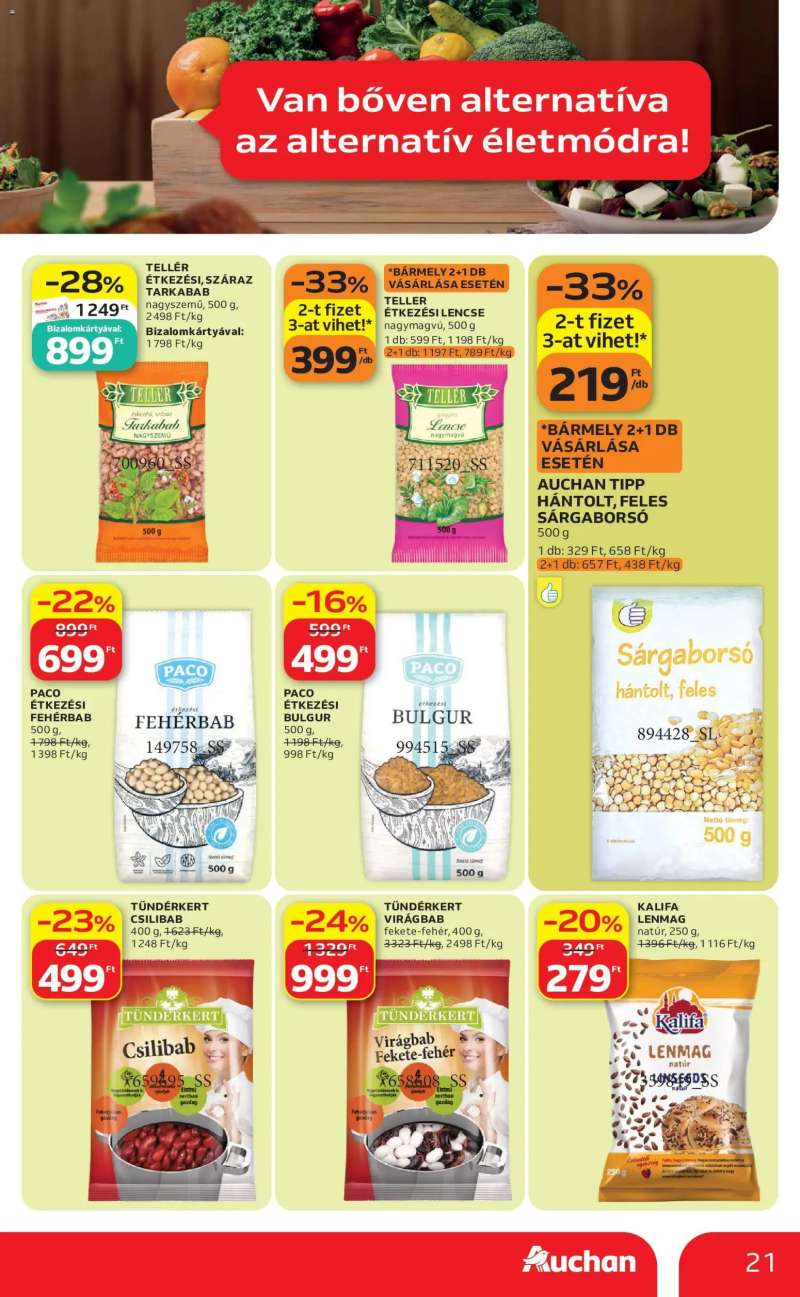 Auchan Auchan akciós újság 21 oldal