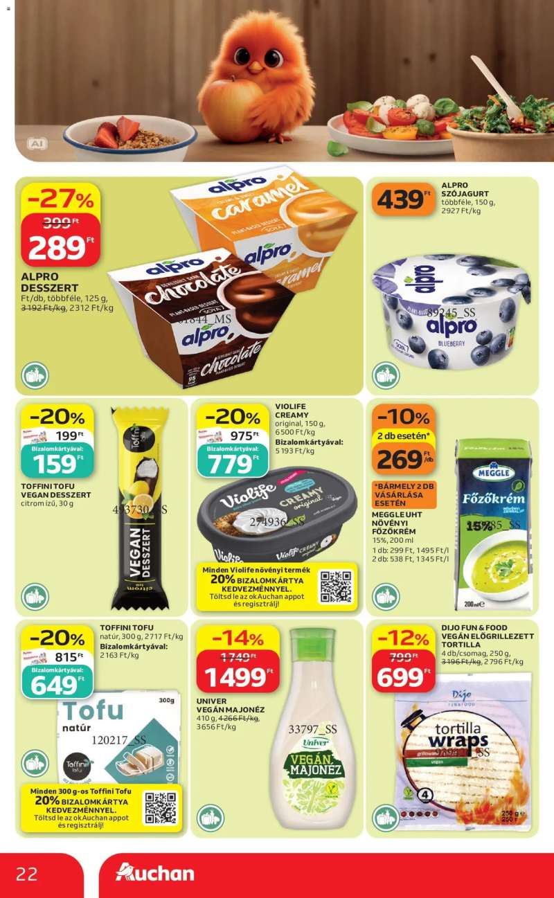 Auchan Auchan akciós újság 22 oldal