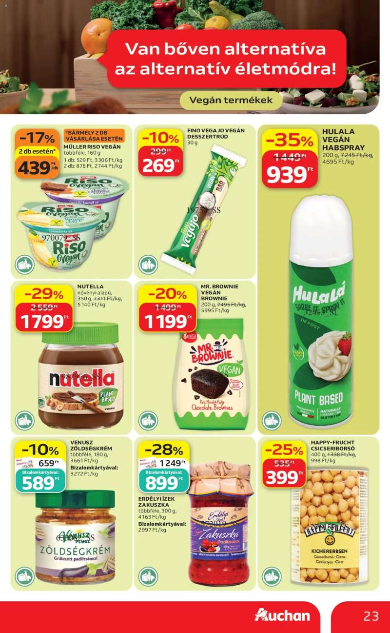 Auchan Auchan akciós újság 23 oldal