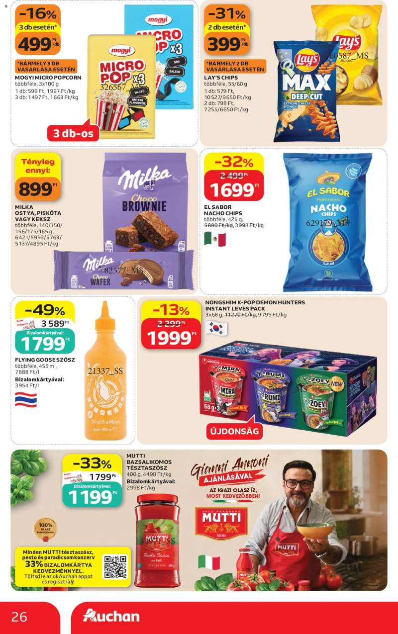 Auchan Auchan akciós újság 26 oldal