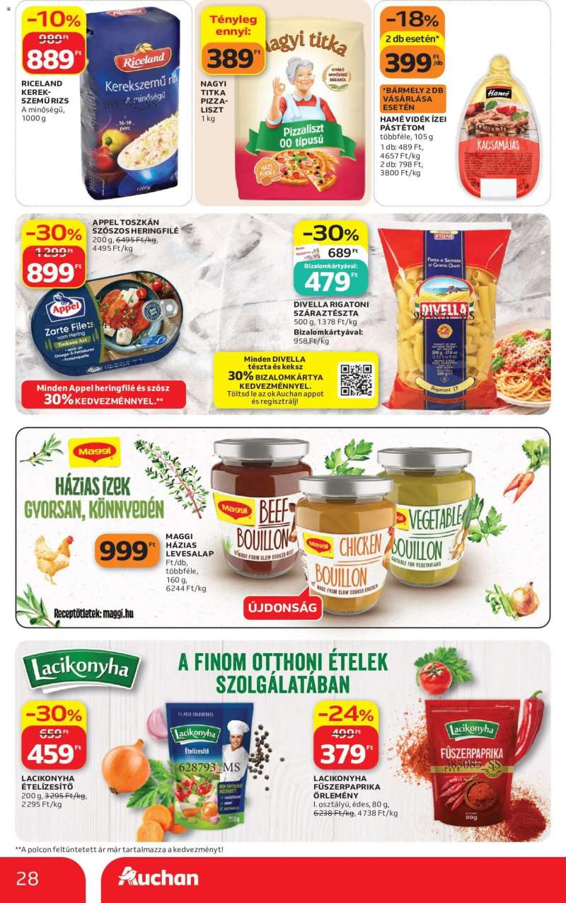 Auchan Auchan akciós újság 28 oldal