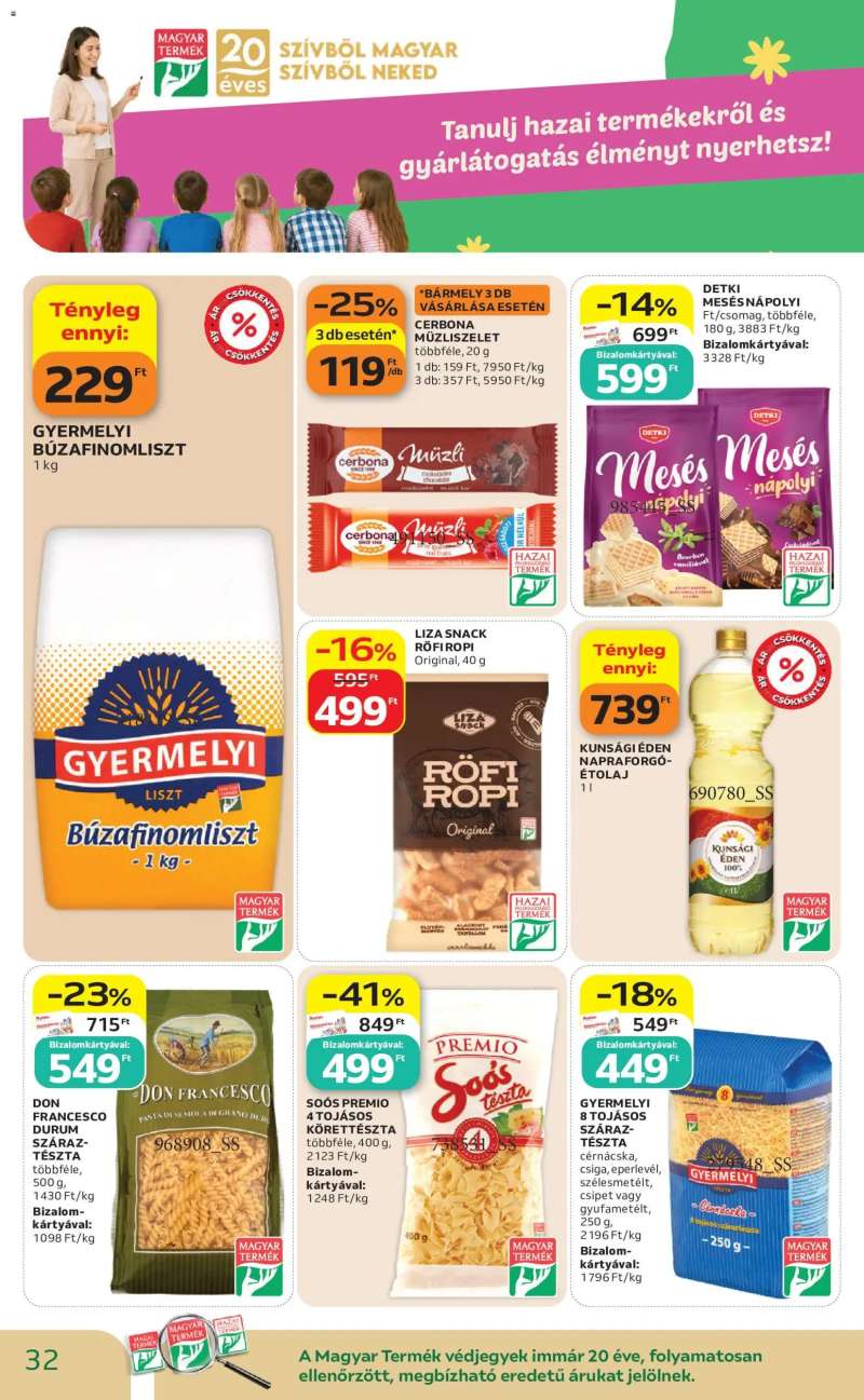 Auchan Auchan akciós újság 32 oldal