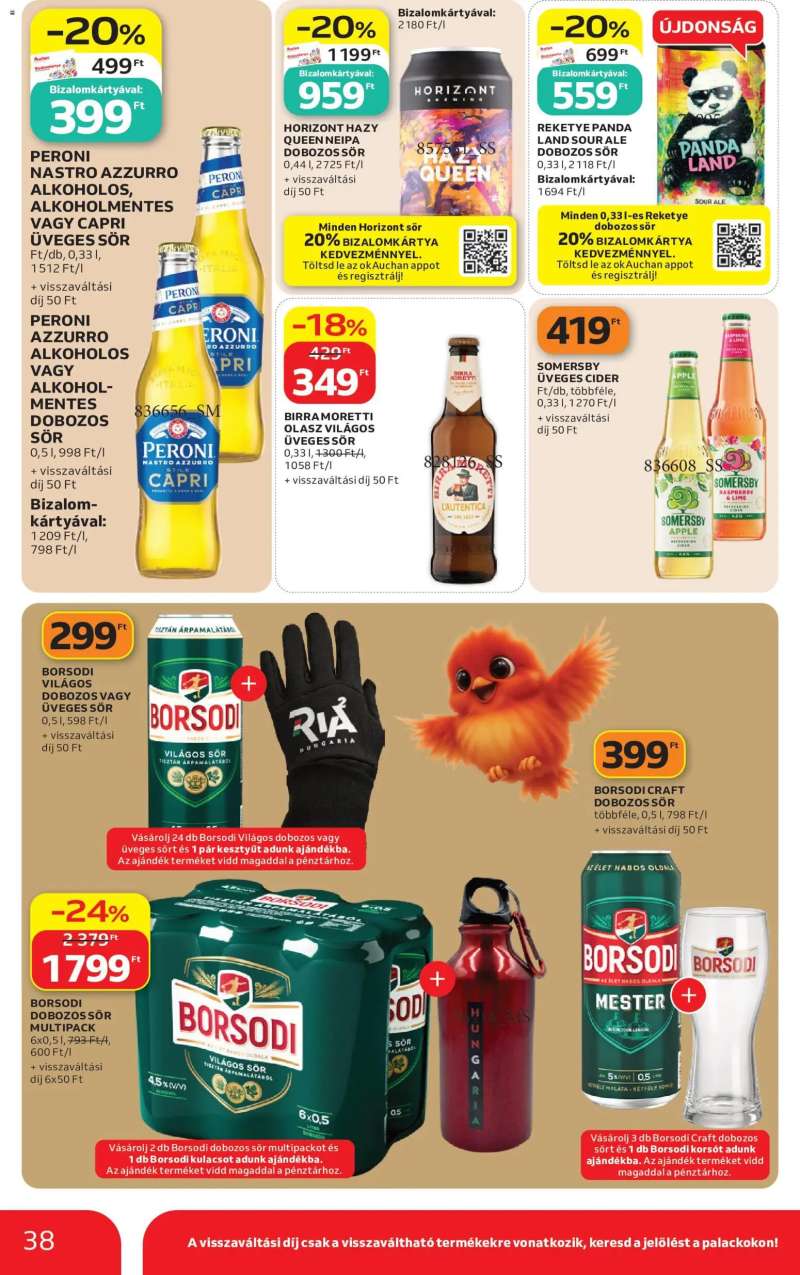 Auchan Auchan akciós újság 38 oldal