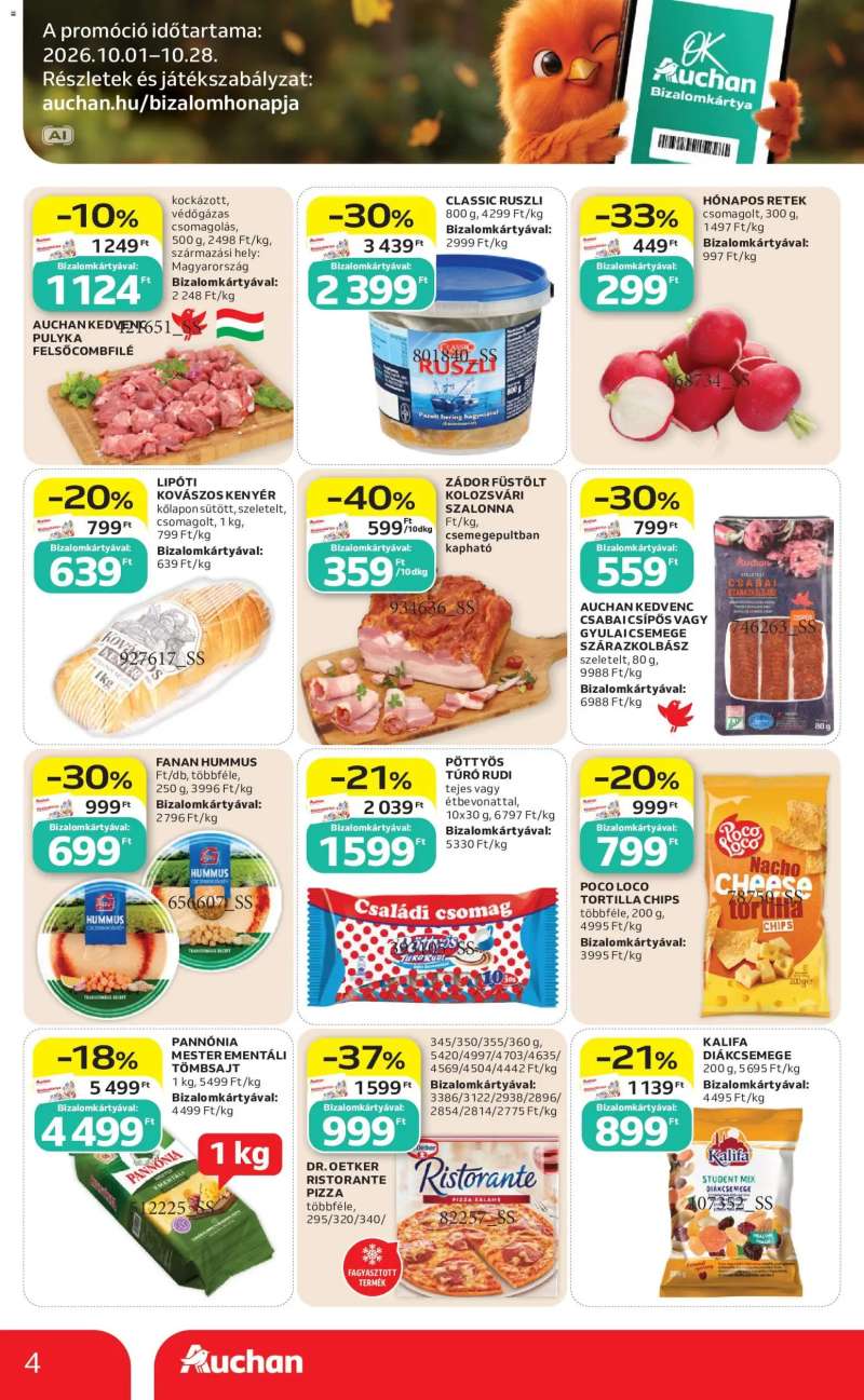 Auchan Auchan akciós újság 4 oldal