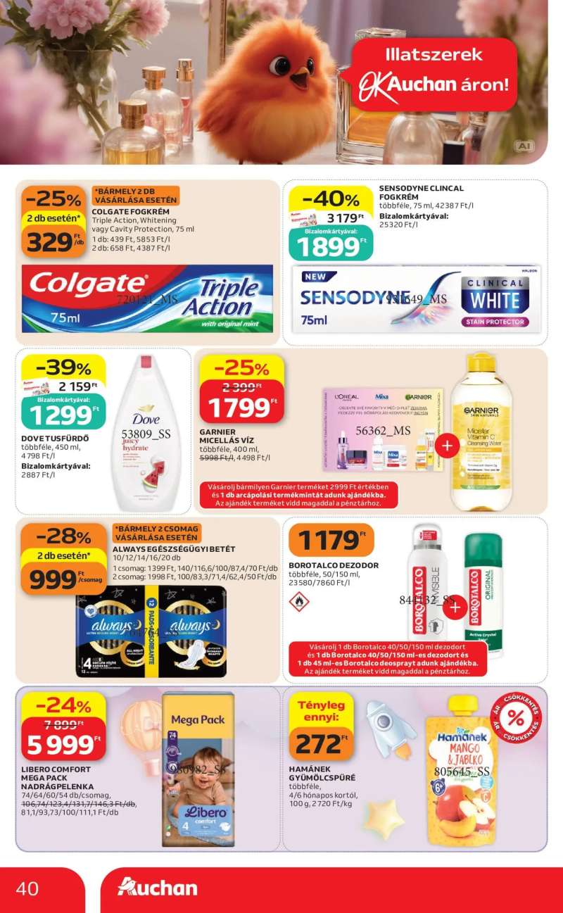 Auchan Auchan akciós újság 40 oldal