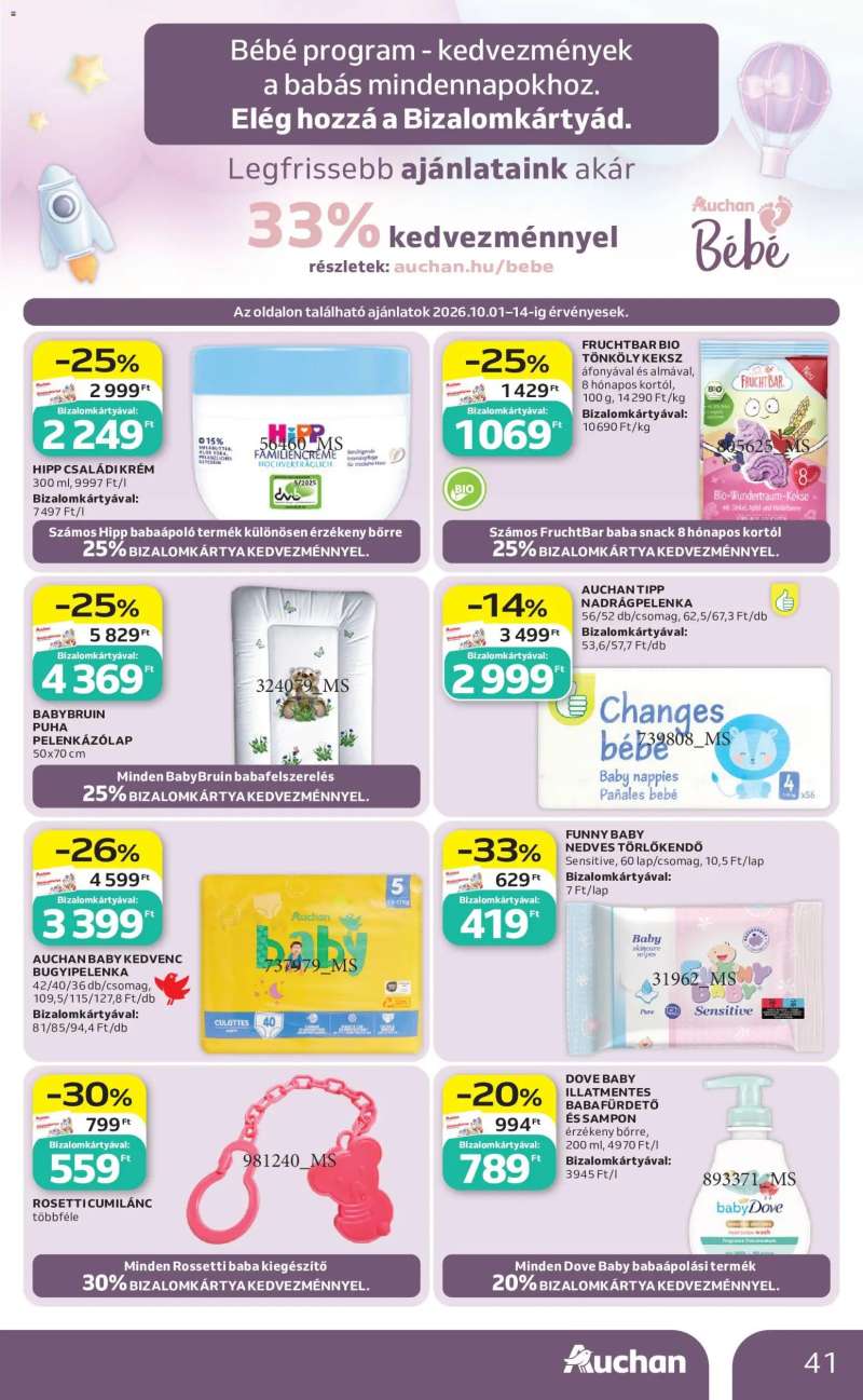 Auchan Auchan akciós újság 41 oldal
