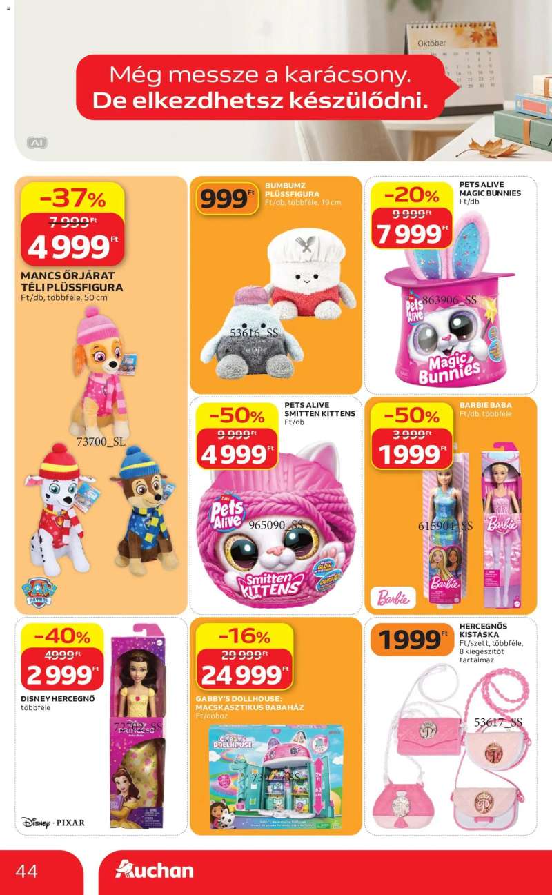 Auchan Auchan akciós újság 44 oldal