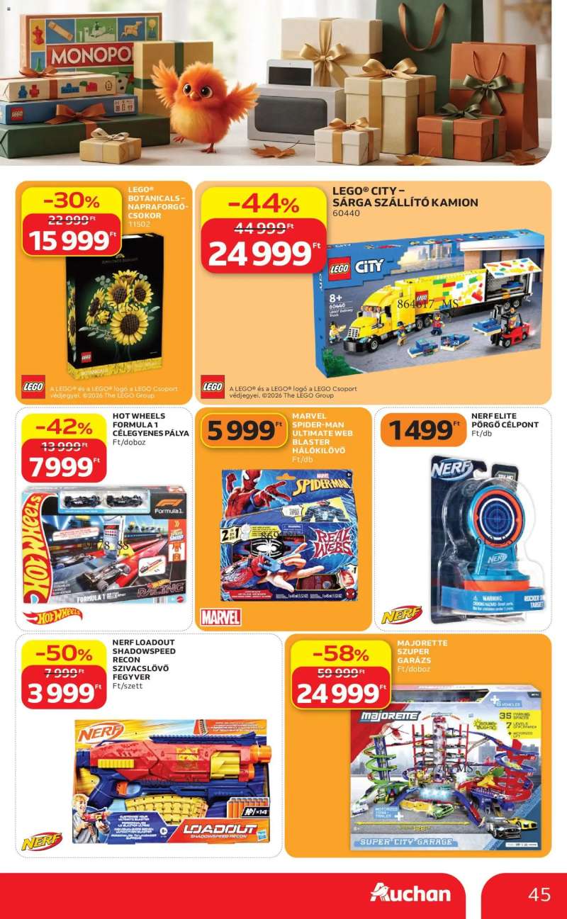 Auchan Auchan akciós újság 45 oldal