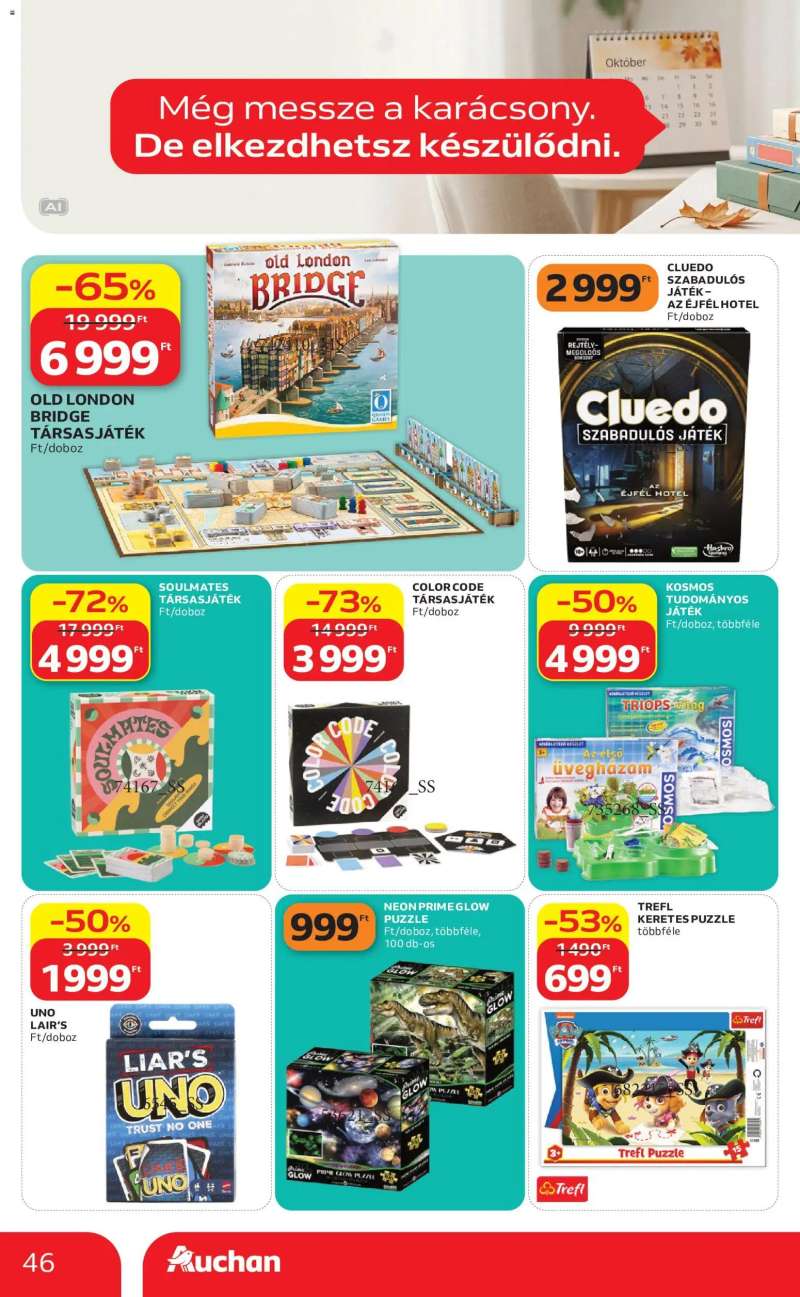 Auchan Auchan akciós újság 46 oldal