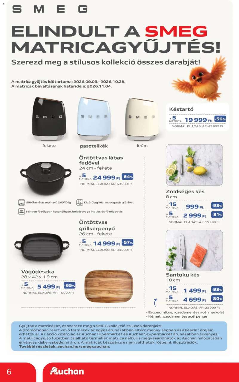 Auchan Auchan akciós újság 6 oldal