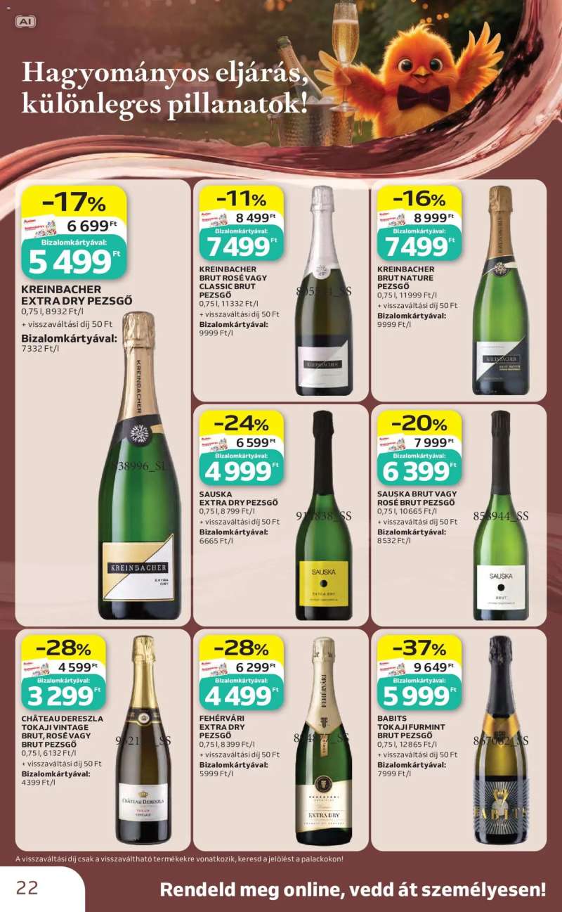 Auchan Auchan Bor ajánlatok 22 oldal