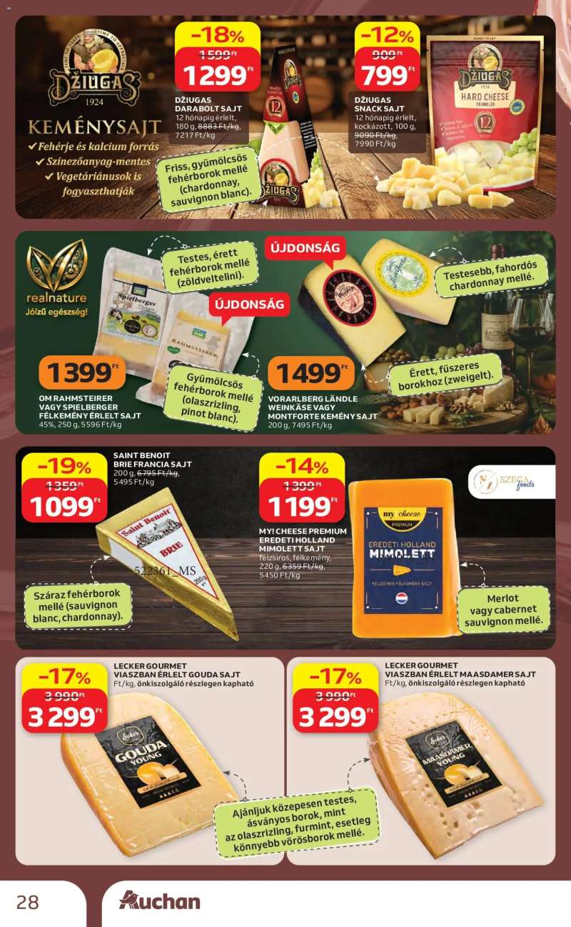 Auchan Auchan Bor ajánlatok 28 oldal