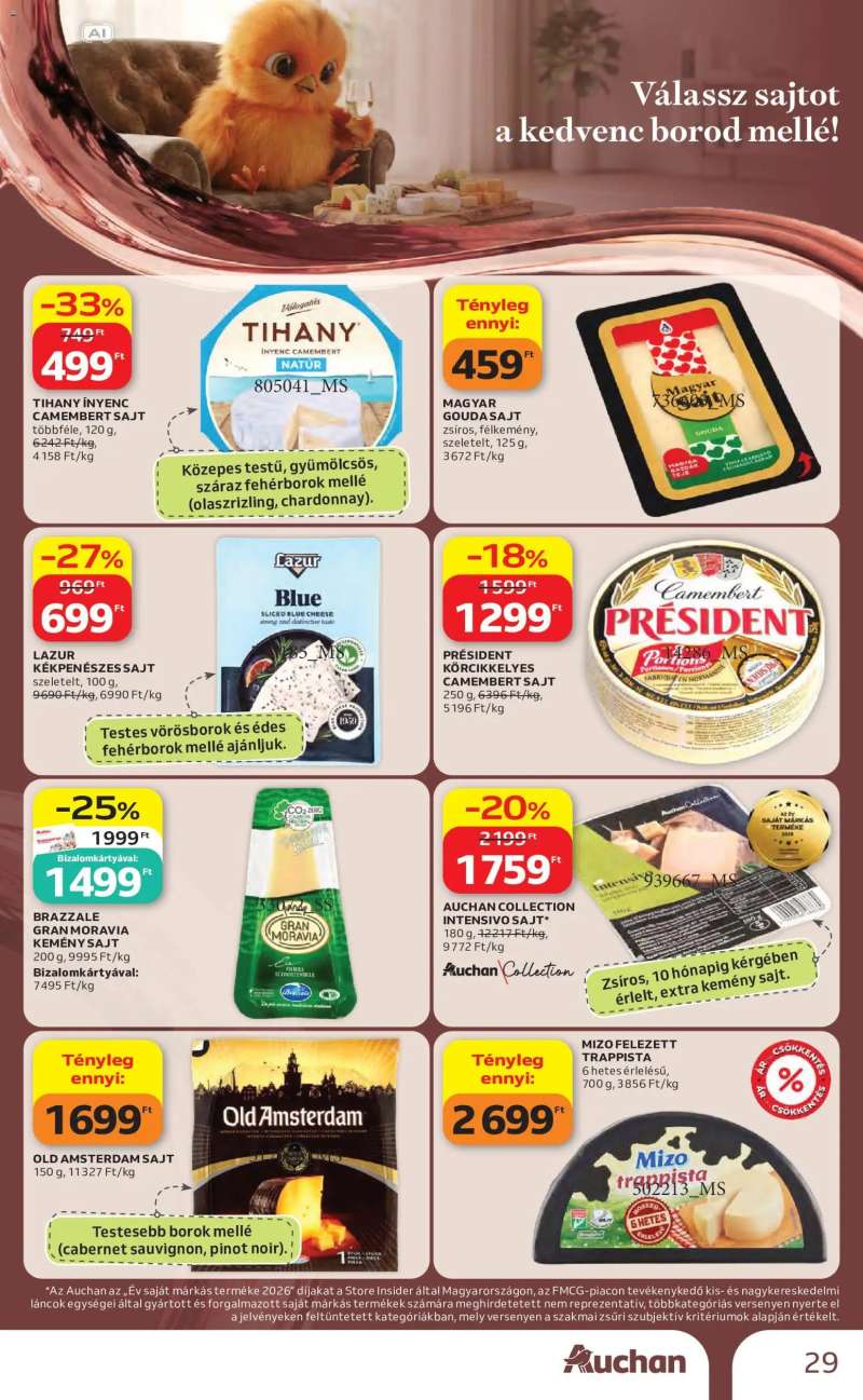 Auchan Auchan Bor ajánlatok 29 oldal