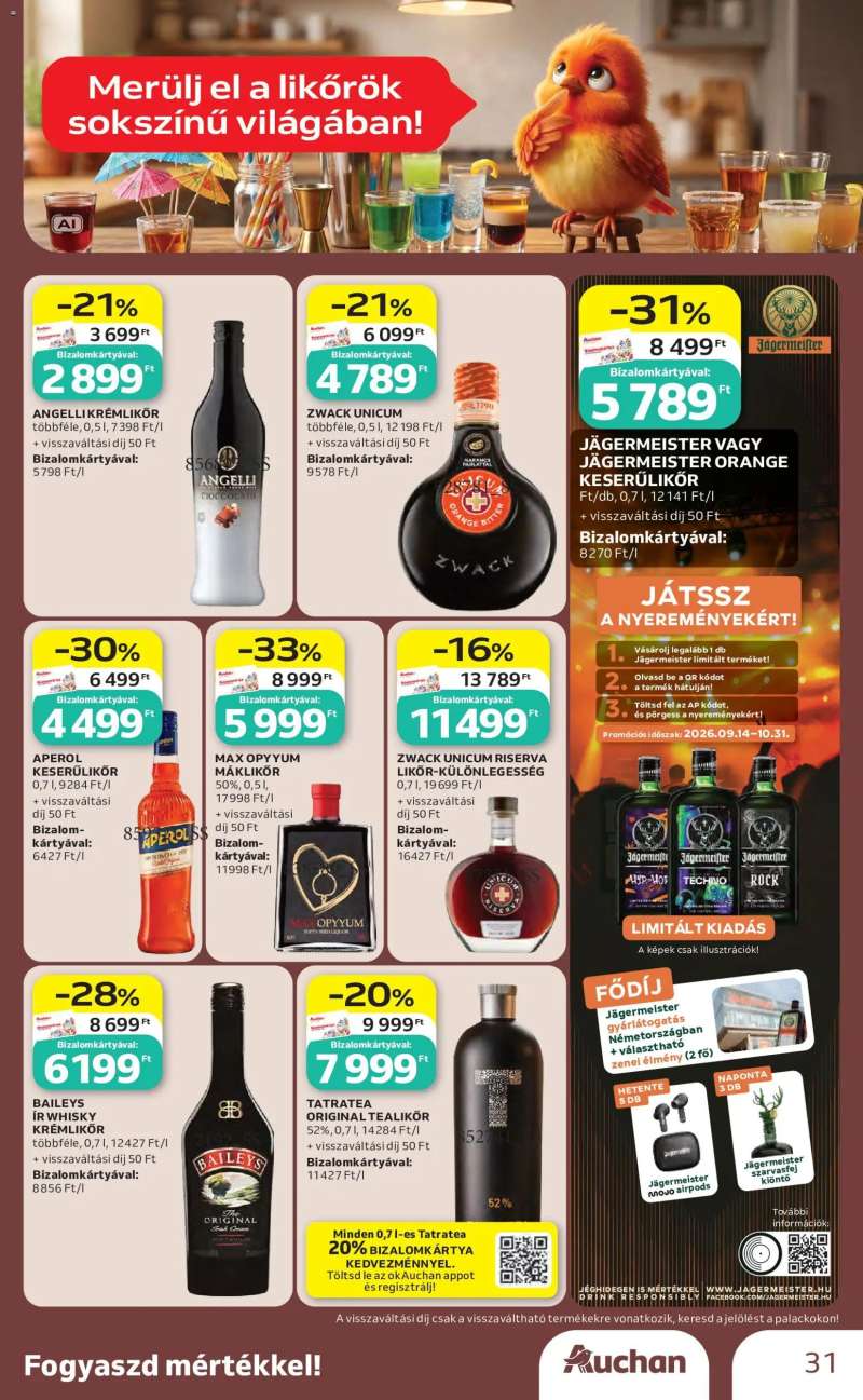 Auchan Auchan Bor ajánlatok 31 oldal