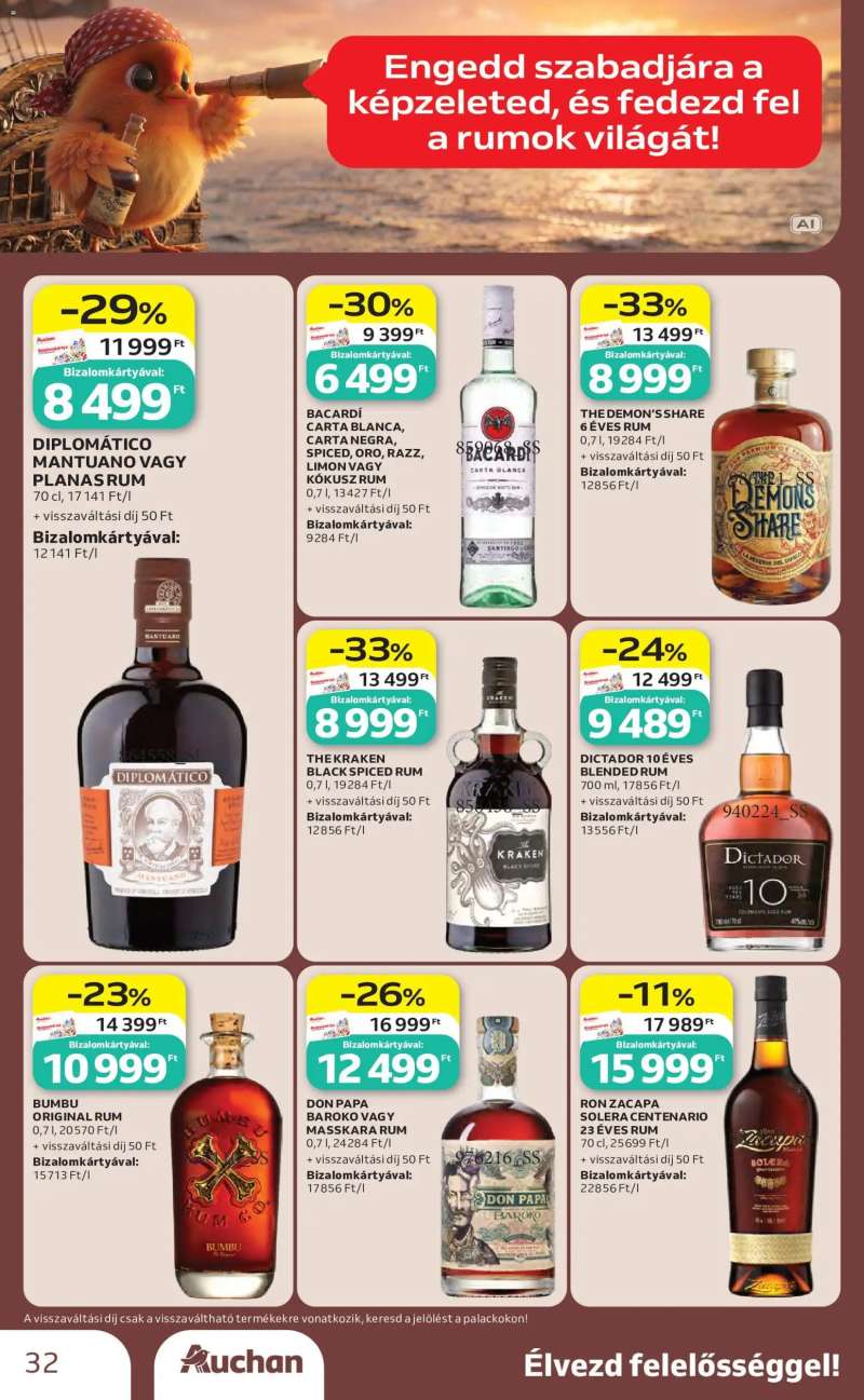 Auchan Auchan Bor ajánlatok 32 oldal