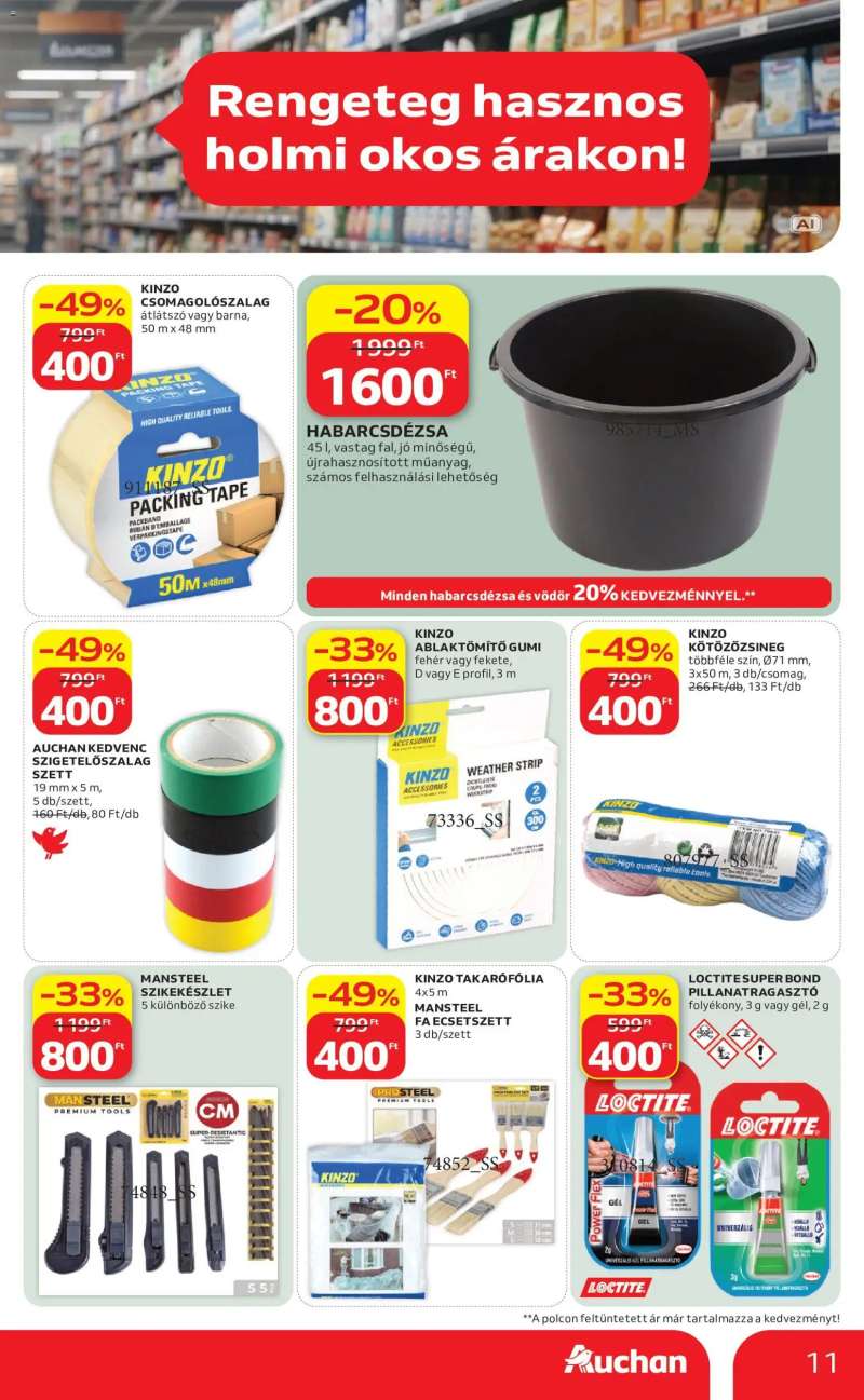 Auchan Auchan Filléres ajánlatok 11 oldal