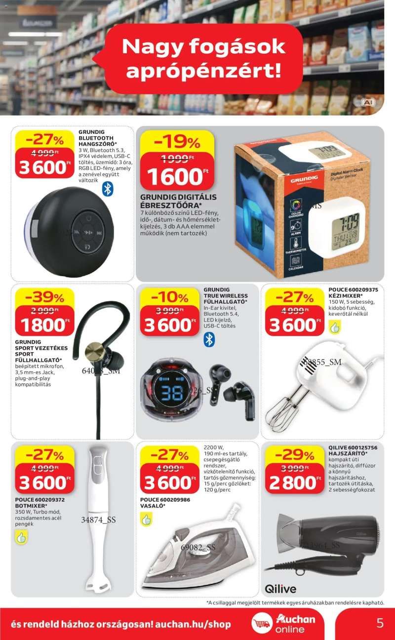 Auchan Auchan Filléres ajánlatok 5 oldal