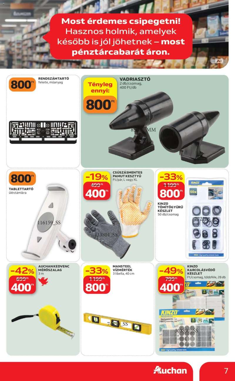Auchan Auchan Filléres ajánlatok 7 oldal