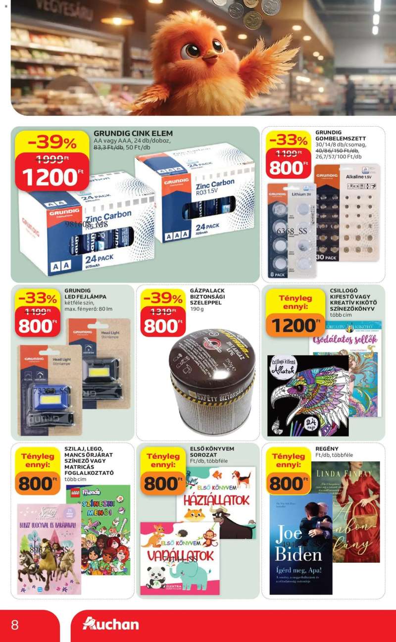 Auchan Auchan Filléres ajánlatok 8 oldal
