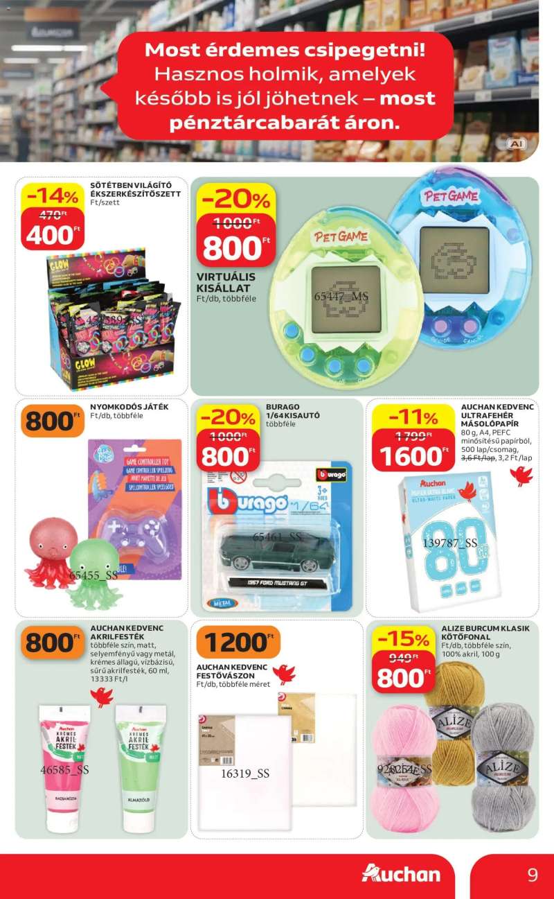 Auchan Auchan Filléres ajánlatok 9 oldal